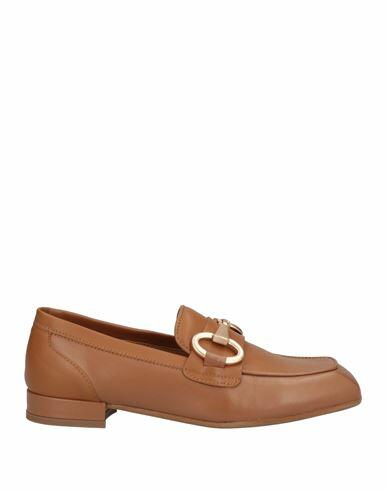 Divine Follie Woman Loafers Tan Calfskin Cover