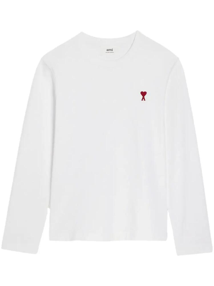 AMI Paris Ami de Coeur cotton sweatshirt - White Cover