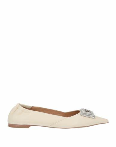 Bibi Lou Woman Ballet flats Ivory Leather Cover