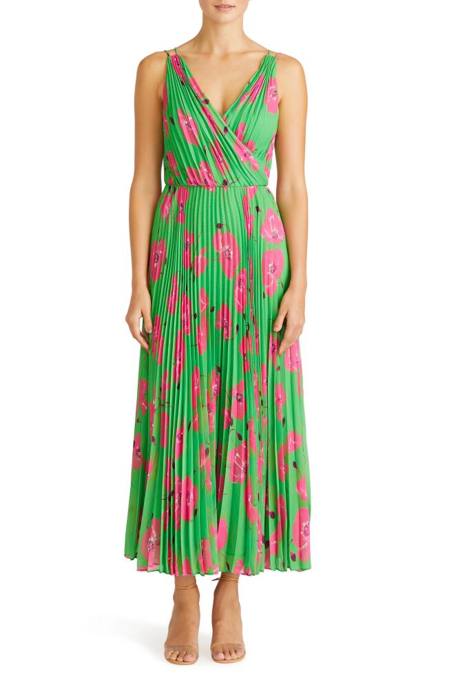 ML Monique Lhuillier Mina Maxi Dress in Dancing Poppies Cover