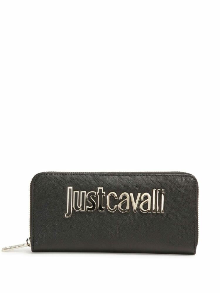 Just Cavalli logo-plaque wallet - Black Cover