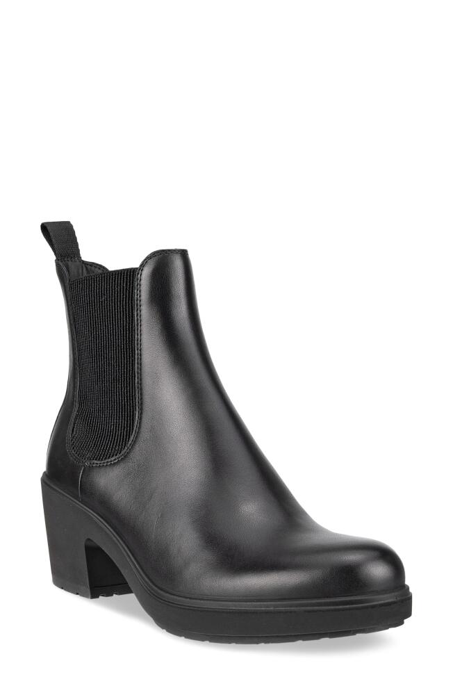 ECCO Metropole Zurich Chelsea Boot in Black Cover