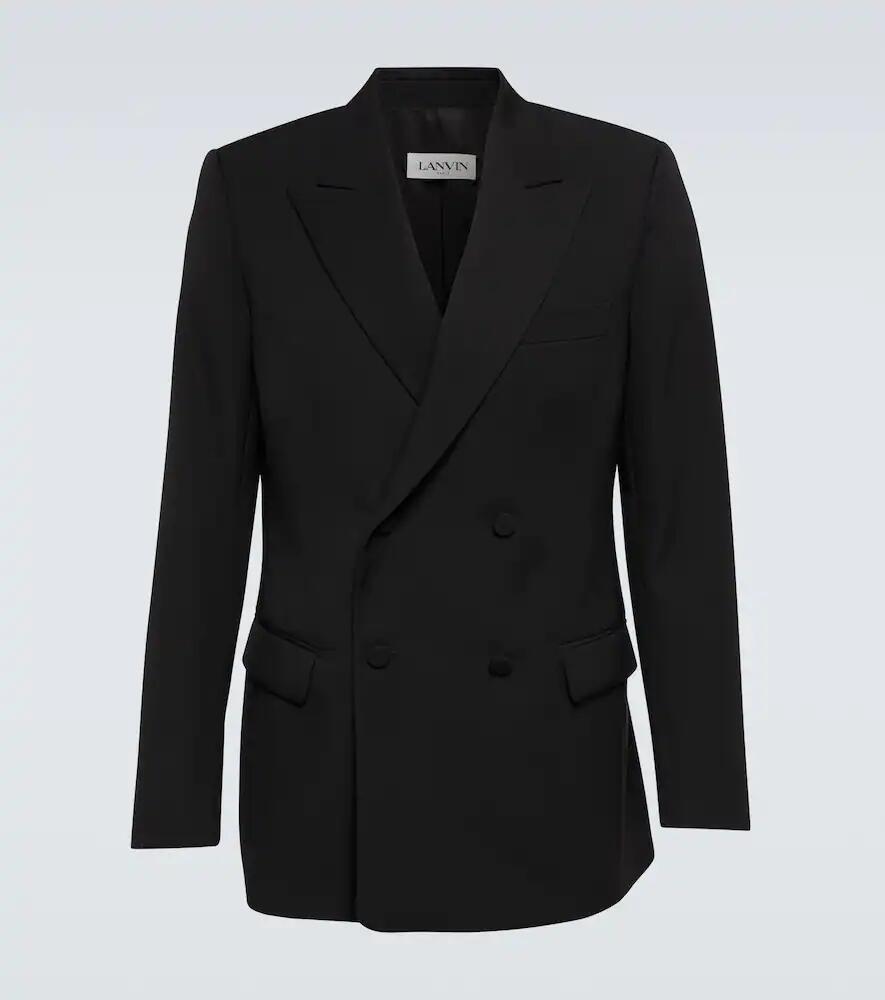 Lanvin Double-breasted wool blazer Cover