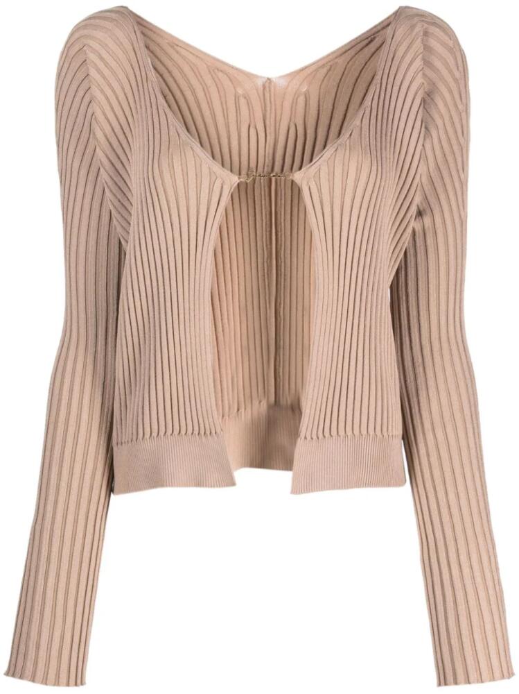 Jacquemus La Maille Pralu Longue cardigan - Brown Cover