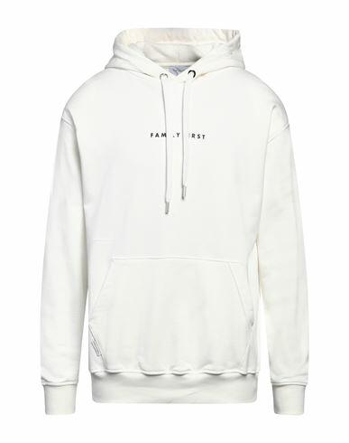 Family First Milano Man Sweatshirt White Cotton Cover