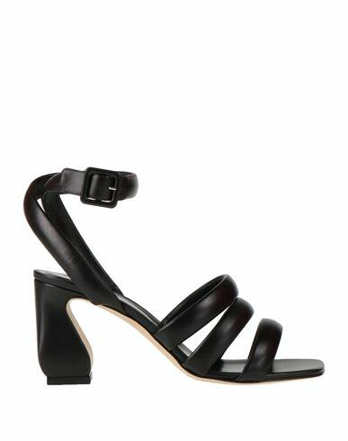 Si Rossi By Sergio Rossi Woman Sandals Black Soft Leather Cover