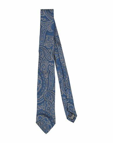 Franco Bassi Man Ties & bow ties Blue Silk Cover