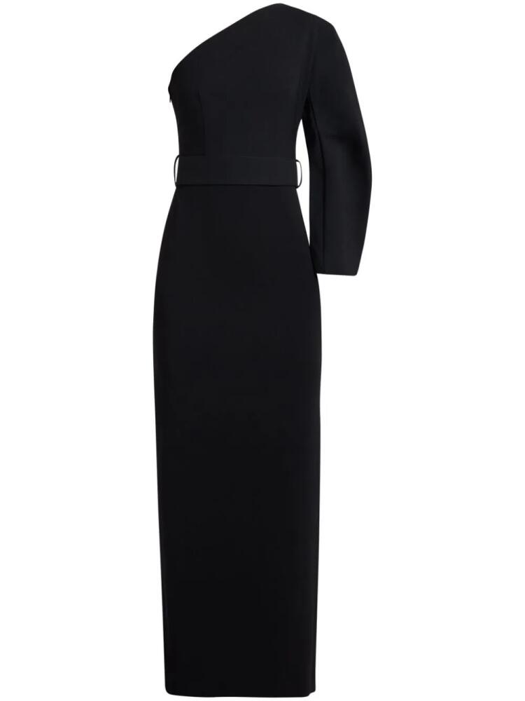 Solace London one-shoulder belted maxi dress - Black Cover