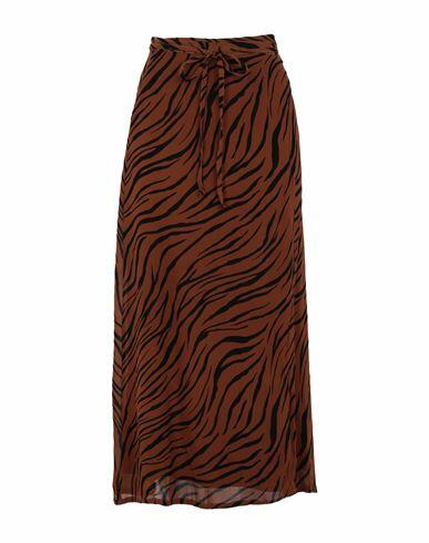 Faithfull Janine Skirt Woman Maxi skirt Brown Viscose Cover