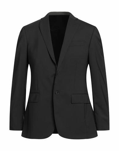 Lab. Pal Zileri Man Blazer Black Wool, Elastane Cover