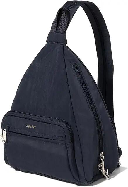 Baggallini Securtex Anti-Theft Vacation Convertible Sling (French Navy) Cross Body Handbags Cover