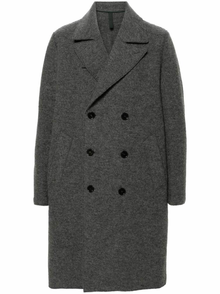 Harris Wharf London virgin wool peacoat - Grey Cover