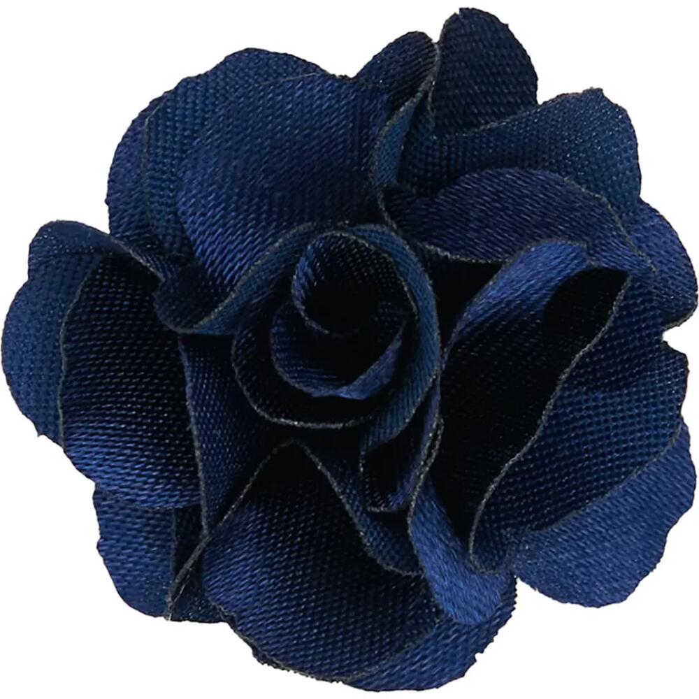 Brooklyn Brigade Men's Floral Lapel Pin in Navy Cover