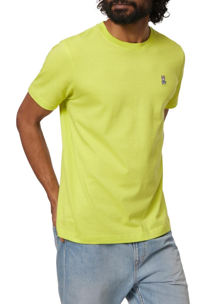 Psycho Bunny Classic Crewneck T-Shirt in Lime Granita Cover