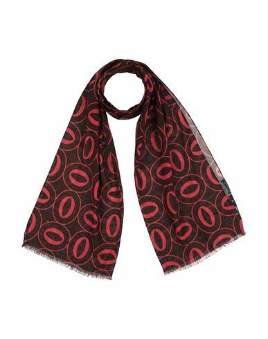 Franco Bassi Man Scarf Dark brown Cotton Cover