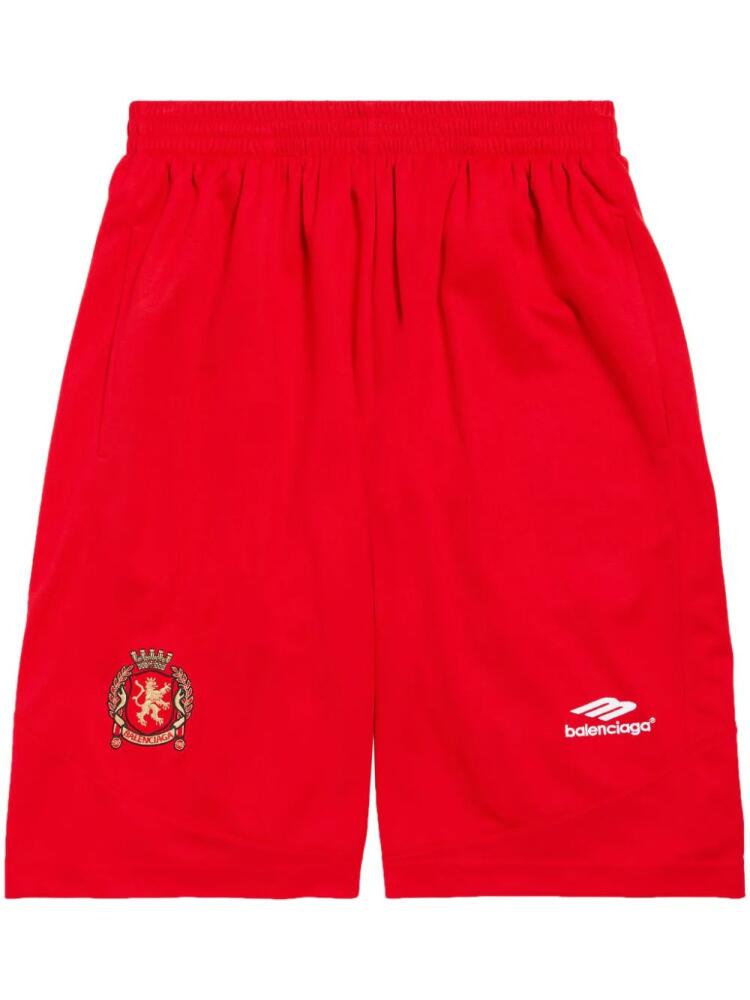 Balenciaga Soccer Baggy track shorts - Red Cover