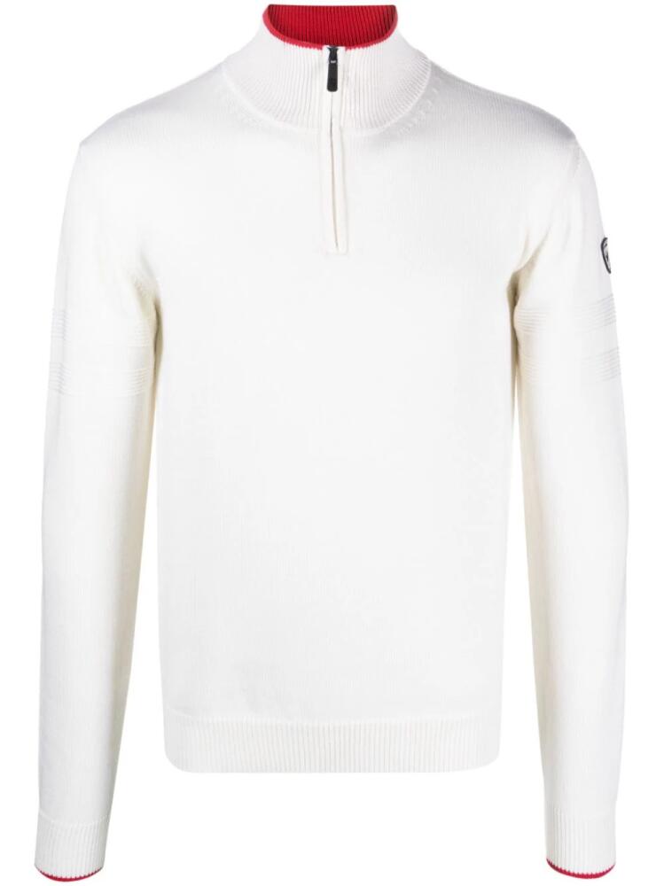 Rossignol half-zip merino sweater - White Cover