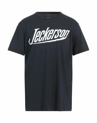 Jeckerson Man T-shirt Navy blue Cotton Cover