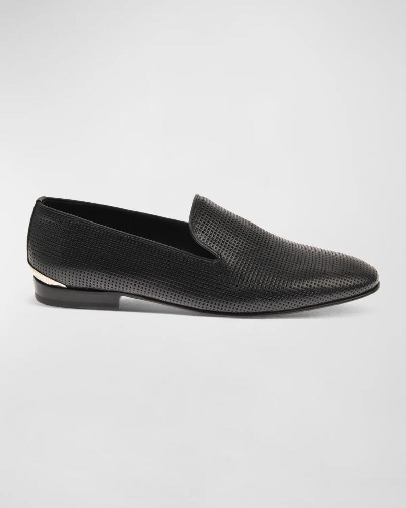 Costume National Men's Perforated Leather Loafers Cover