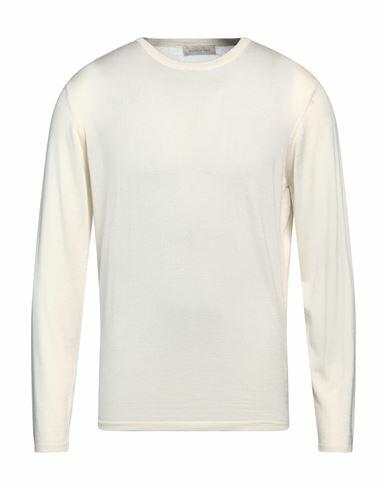 Rossopuro Man Sweater Cream Silk, Cashmere Cover