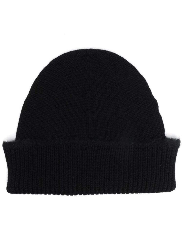 Barrie ribbed cashmere beanie - Black Cover