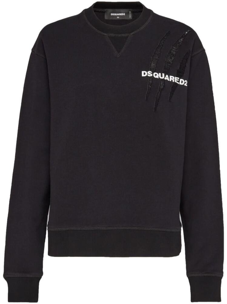 DSQUARED2 D2 Goth Cool cotton sweatshirt - Black Cover