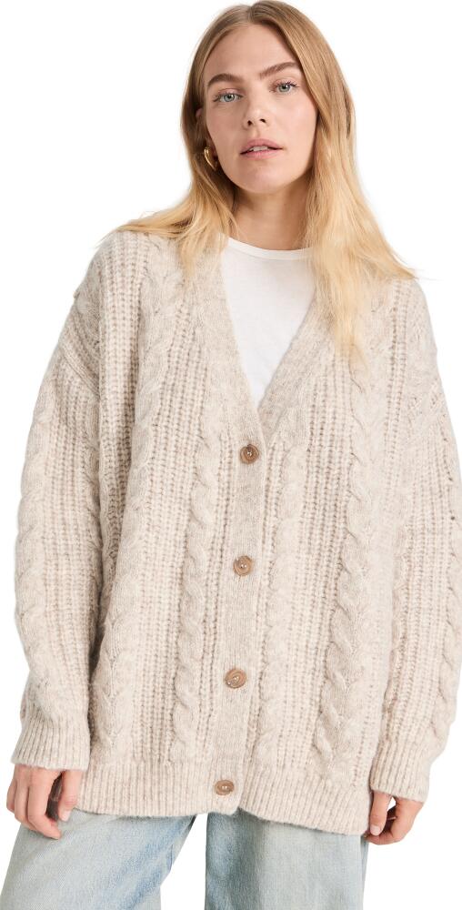 Jenni Kayne Cable Cocoon Cardigan Oatmeal Cover