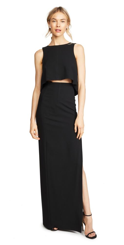 Black Halo Kacie 2 Piece Maxi Dress Black Cover