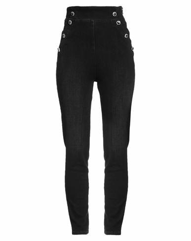 Guess Woman Jeans Black Cotton, Polyester, Modal, Elastane Cover