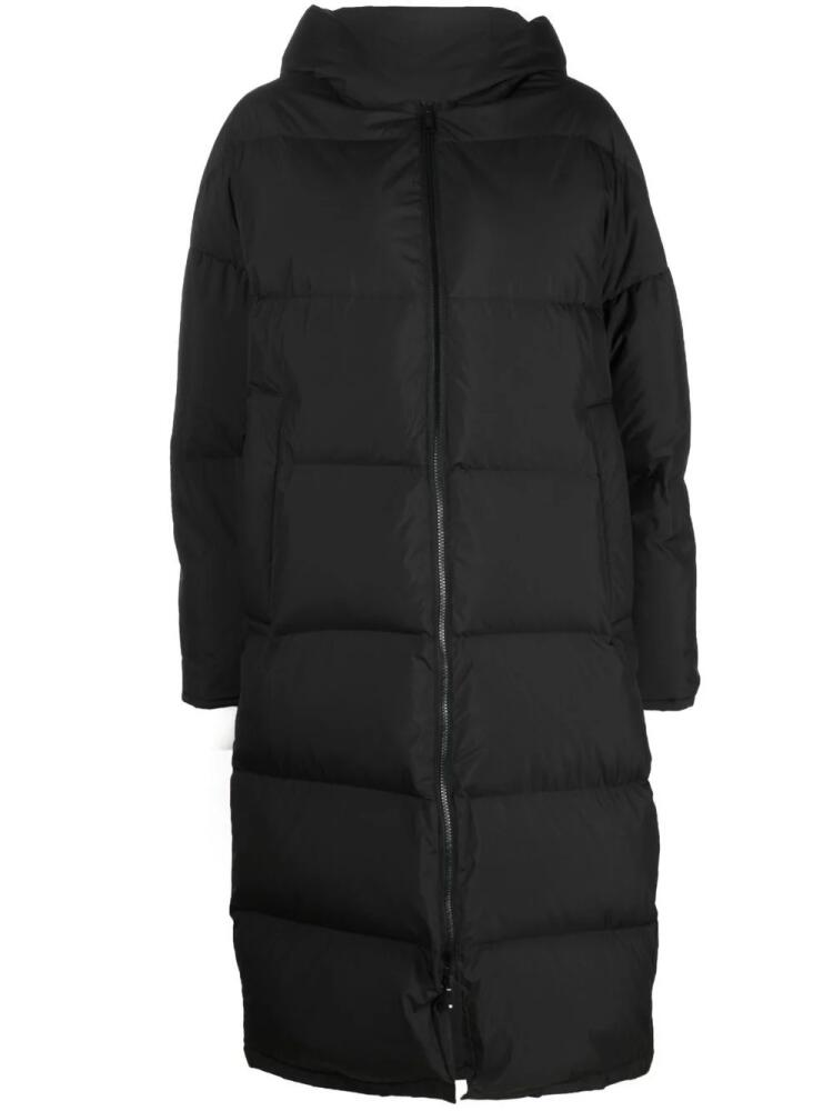 Yves Salomon reversible hooded down parka - Black Cover