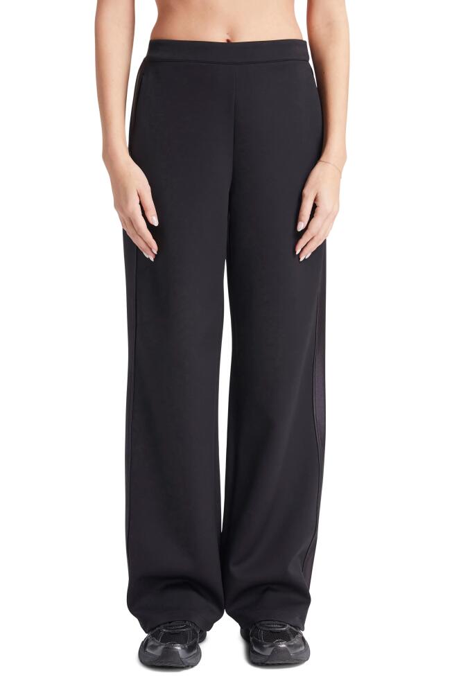 BANDIER Sport Logo Wide Leg Pants in Black Cover