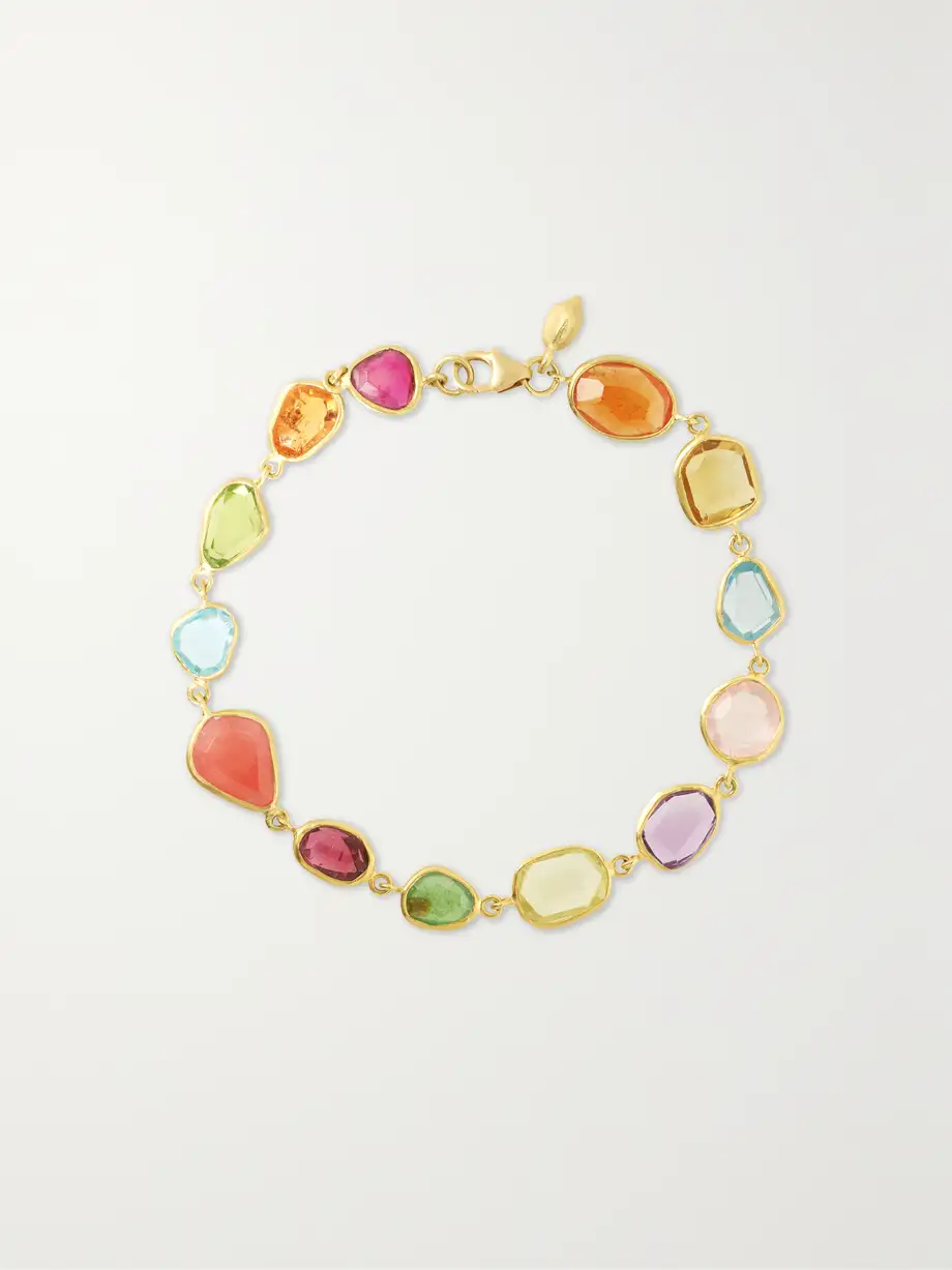 Pippa Small - A New Day 18-karat Gold Multi-stone Bracelet - One size Cover