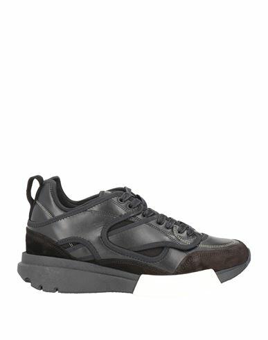 Oamc Man Sneakers Black Soft Leather, Textile fibers Cover