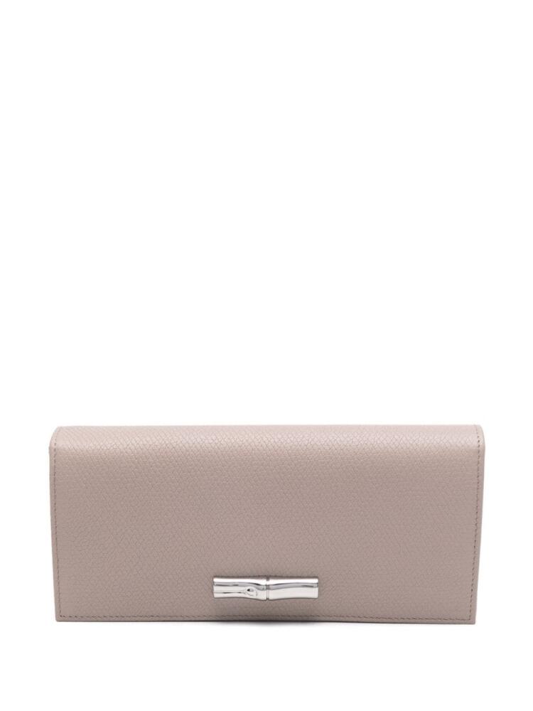 Longchamp Le Roseau Flap wallet - Neutrals Cover