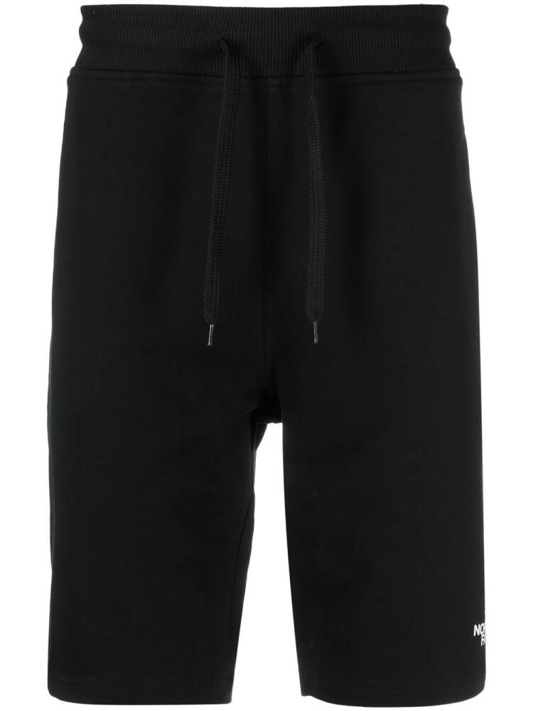 The North Face embroidered-logo knee-length shorts - Black Cover