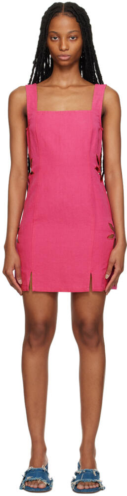 Tach Pink Afrodita Minidress Cover