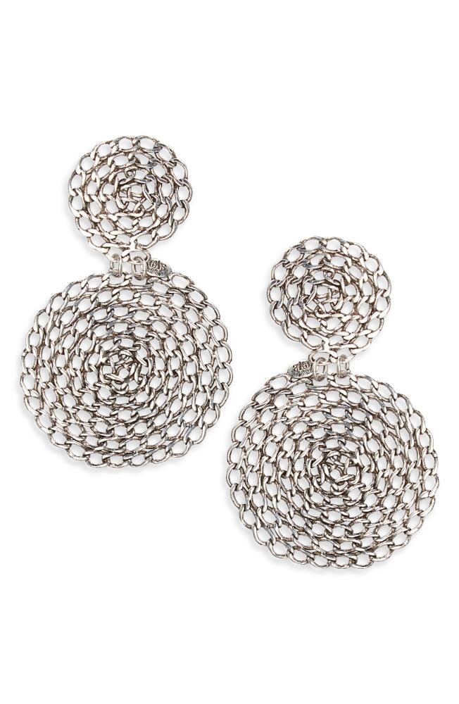 Gas Bijoux Onde Gourmette Earrings in Silver Cover