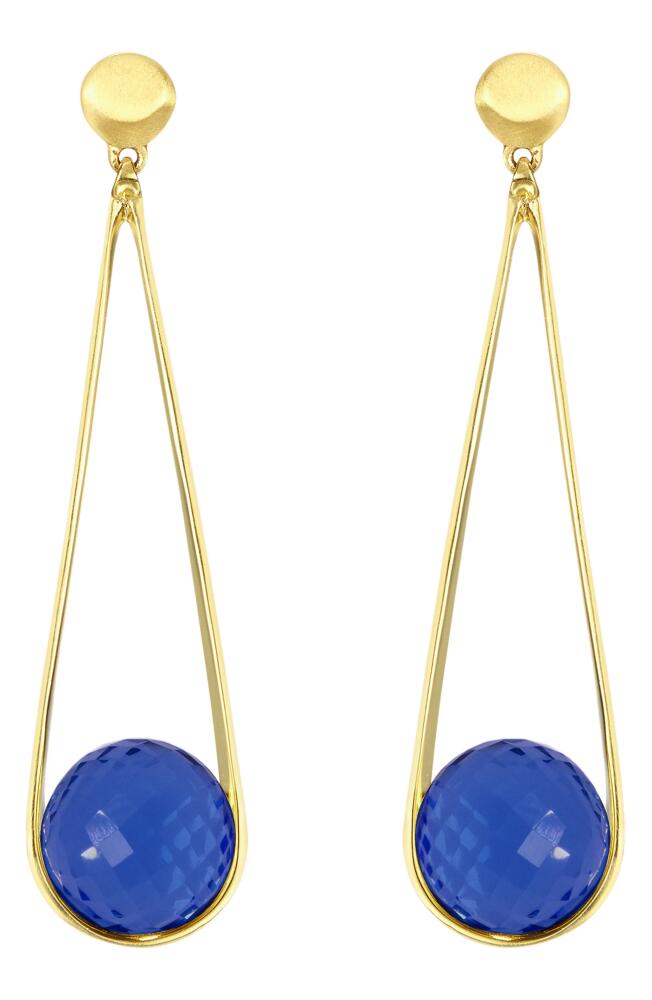 Dean Davidson Ipanema Drop Earrings in Midnight Blue/gold Cover