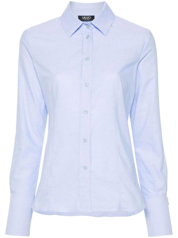 LIU JO cotton shirt - Blue Cover