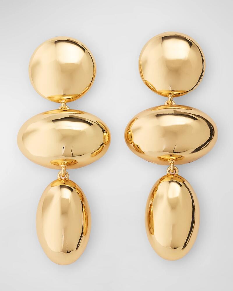 BaubleBar Mira Gold-Plated Drop Earrings Cover