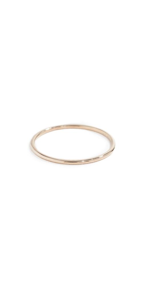 Zoe Chicco 14k Gold Thin Band Ring Yellow Gold Cover