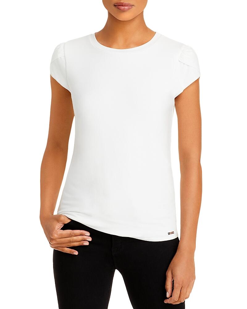 T Tahari Crossover Cap Sleeve Tee Cover