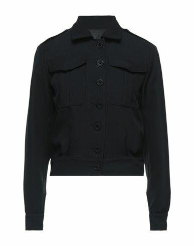 Dondup Woman Shirt Black Polyester Cover