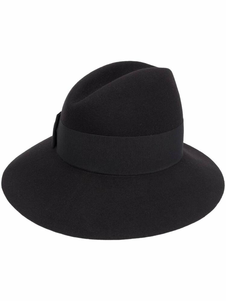 Patrizia Pepe wide-brim felt hat - Black Cover