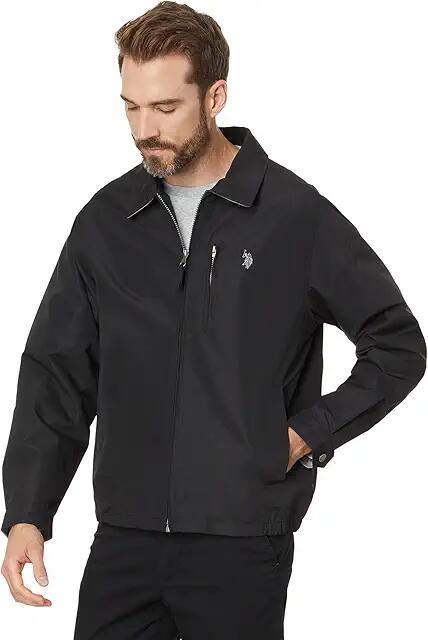 U.S. POLO ASSN. USPA Golf Jacket (Black) Men's Coat Cover