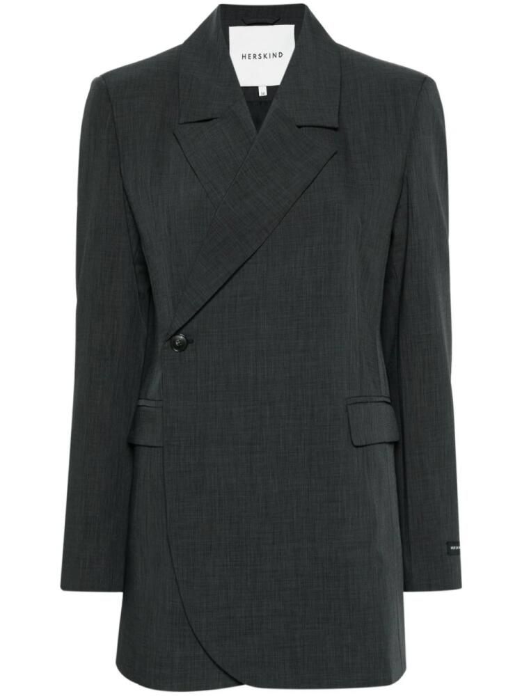 HERSKIND Lillith double-breasted blazer - Green Cover