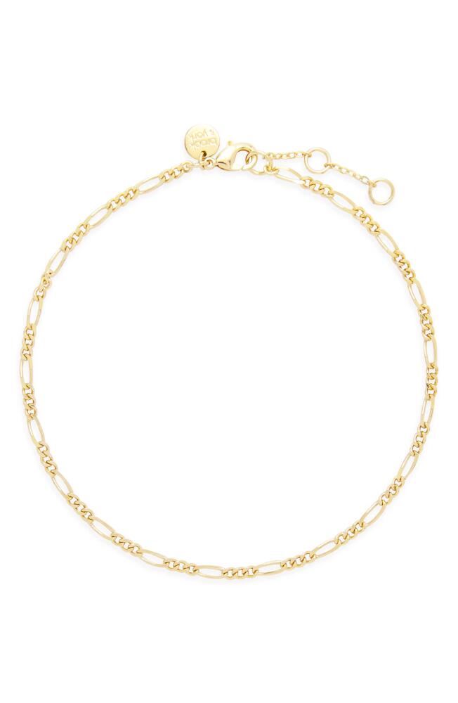 Brook and York Lennon Figaro Chain Anklet in Gold Cover