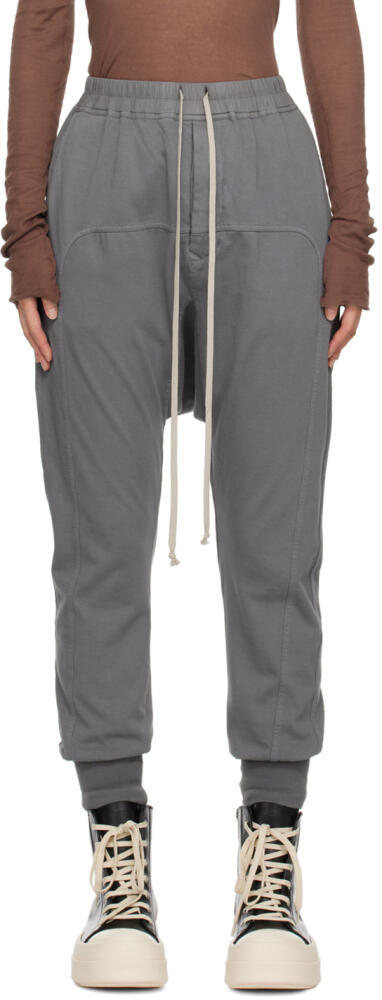 Rick Owens DRKSHDW Gray Porterville Prisoner Lounge Pants Cover