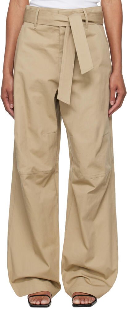 Recto Beige Worker Trousers Cover