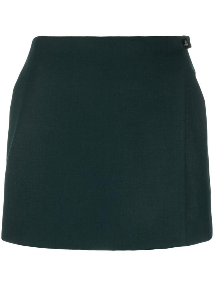 Nanushka wrap-front skort - Green Cover